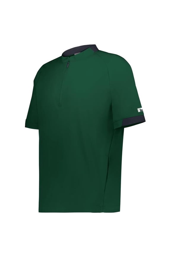 R21DSM.AAB.4XL Legend Short Sleeve Pullover, Dark Green & Stealth - 4XL