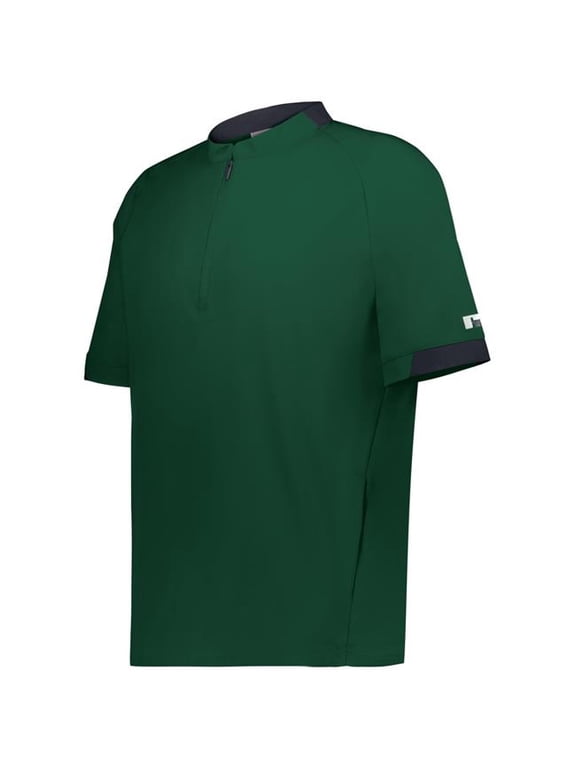 R21DSM.AAB.4XL Legend Short Sleeve Pullover, Dark Green & Stealth - 4XL