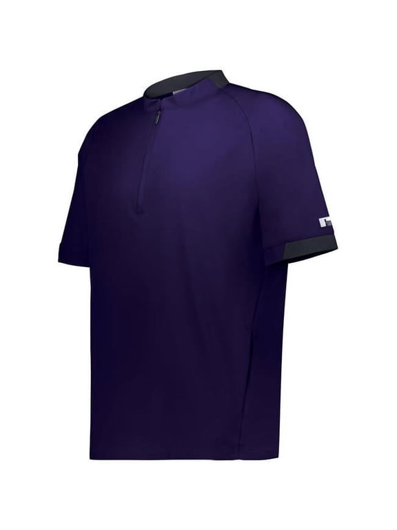 R21DSM.1DA.XL Legend Short Sleeve Pullover, Purple & Stealth - Extra Large