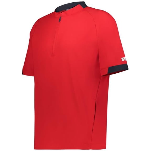 Russell R21DSM.AAE.XL Legend Short Sleeve Pullover, True Red & Stealth - Extra Large