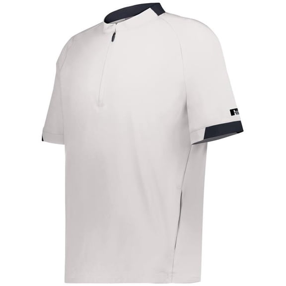 Russell R21DSM.XDE.S Legend Short Sleeve Pullover, White & Stealth - Small