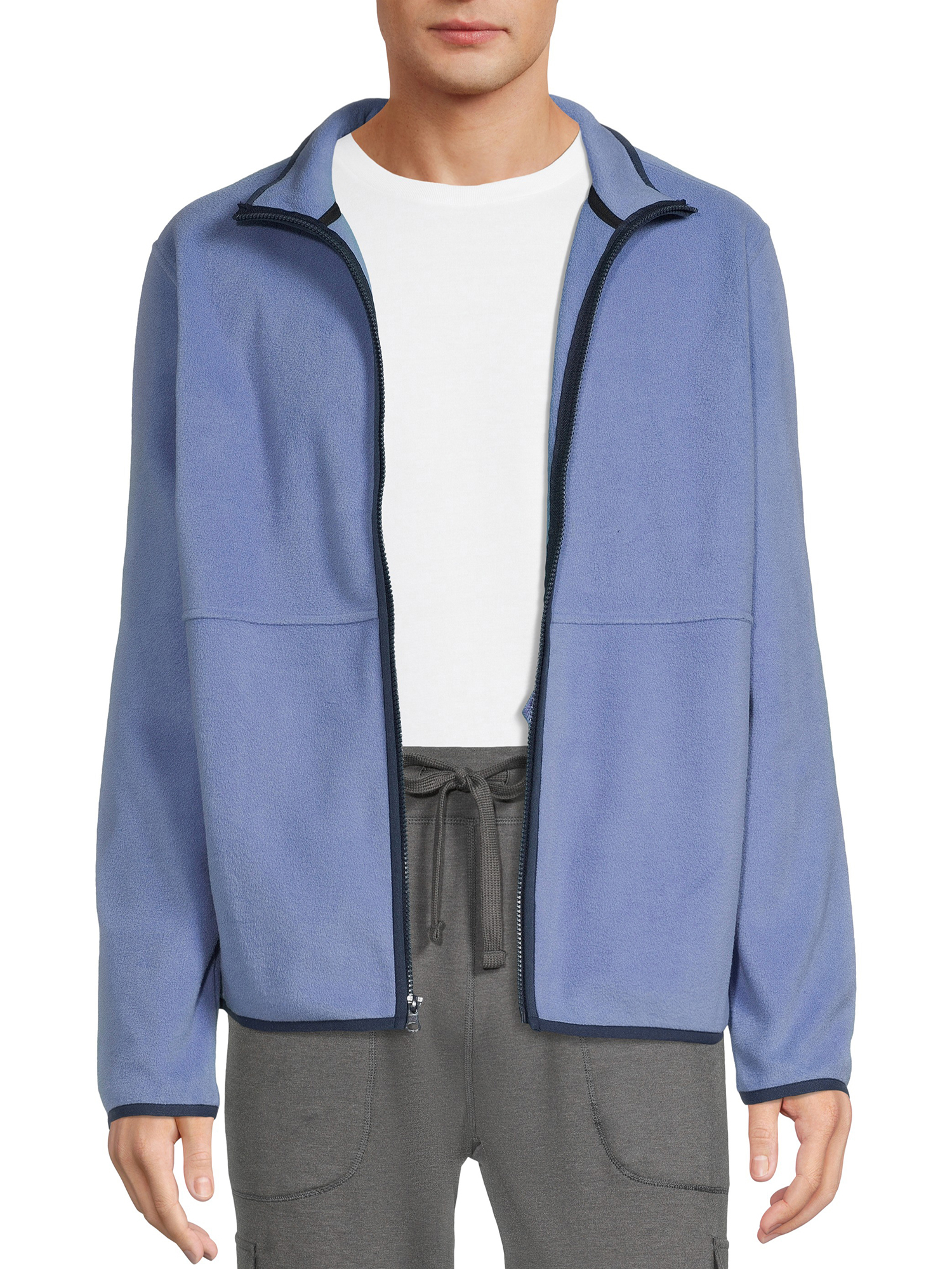 Russell Men's & Big Men's Micro Fleece Jacket, Sizes up to 3XL