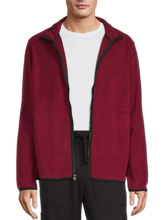 Men's & Big Men's Micro Fleece Jacket, Sizes up to 3XL
