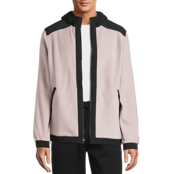 Russell Men's & Big Men's Microfleece Full Zip Jacket, Sizes up to 3XL
