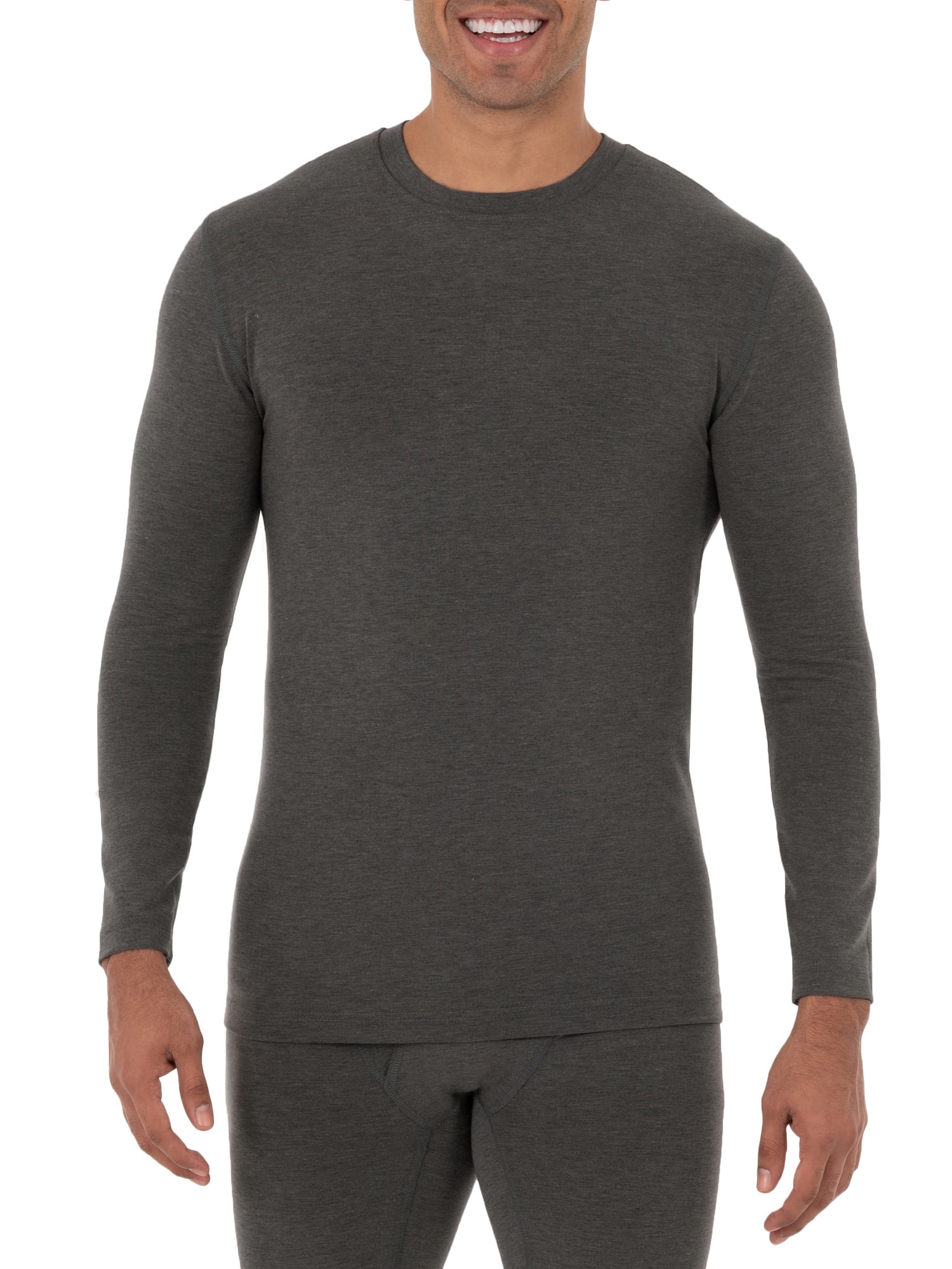 Russell Men's & Big Men's Soft Tech French Terry Thermal Top, Sizes M-5XL