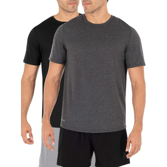 Russell Men's Core Performance Short Sleeve Recycled Crew T-Shirt, 2 Pack
