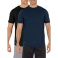 thumbnail image 1 of Russell Men's Core Performance Short Sleeve Recycled Crew T-Shirt, 2 Pack, 1 of 9
