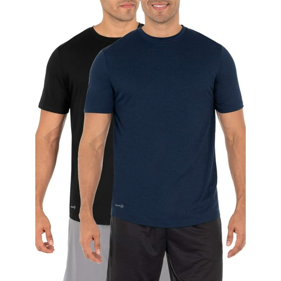 Russell Moisture Wicking Solid Print Polyester, T-Shirt 2 Pack (Men's)