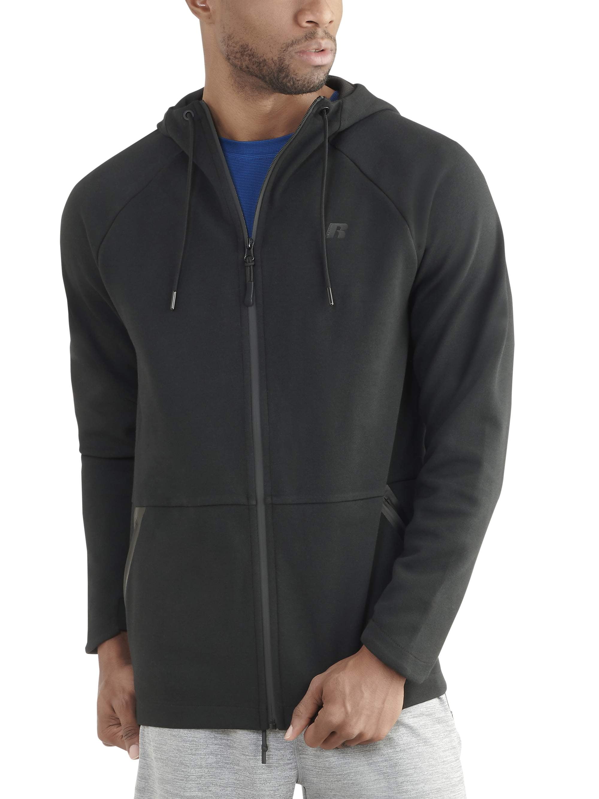 Russell Men's Double Knit Zip Up Jacket - Walmart.com
