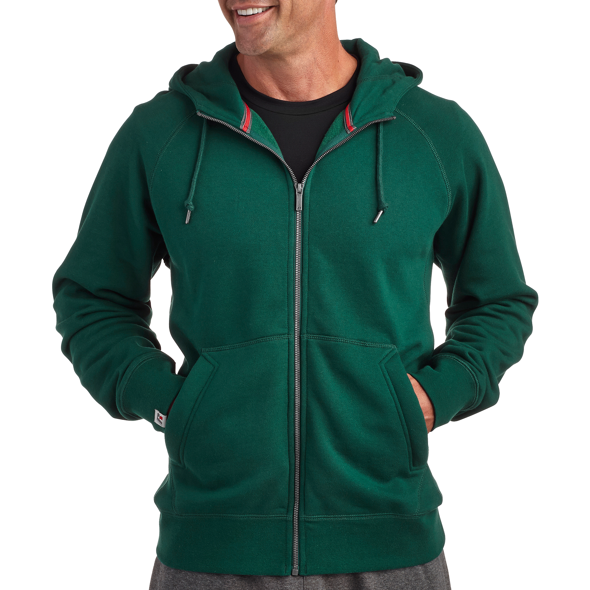 Russell Men's Fleece Zip Hood - image 1 of 2