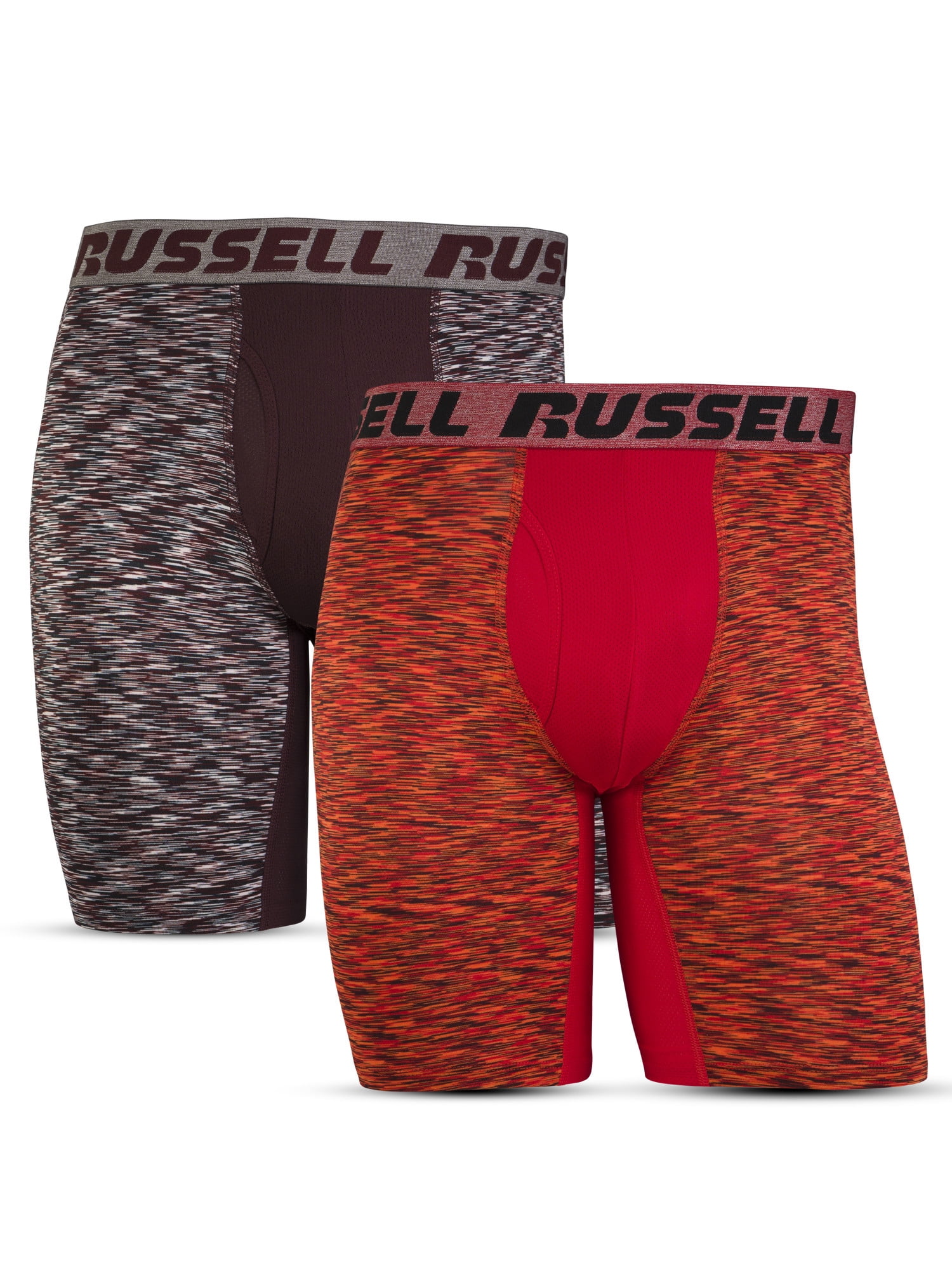 Russell Men's Freshforce Long Leg Boxer Briefs, 2 Pack - Walmart.com