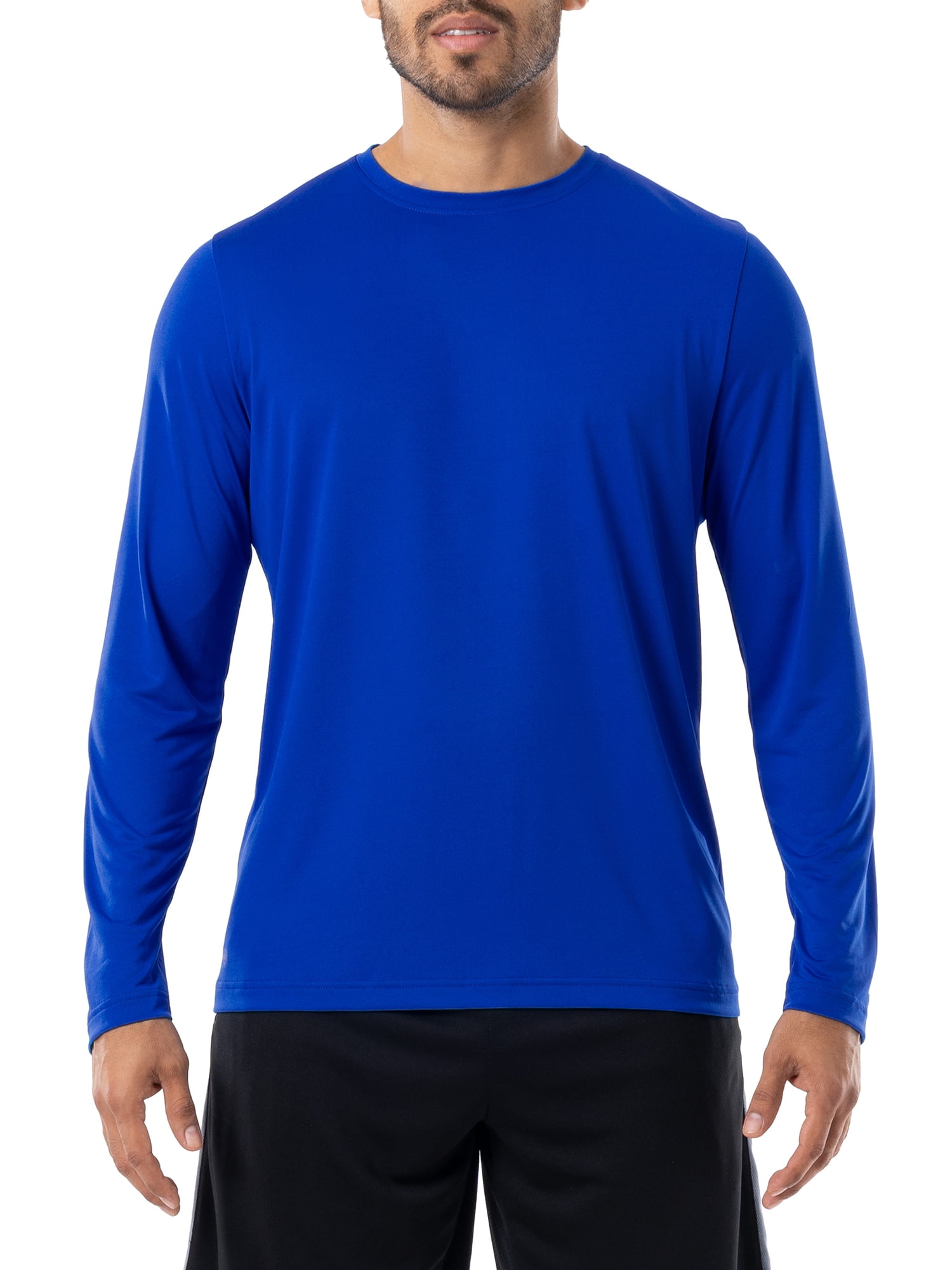 Russell Men's Long Sleeve Core Jersey Active T-Shirt, Sizes S-5XL ...