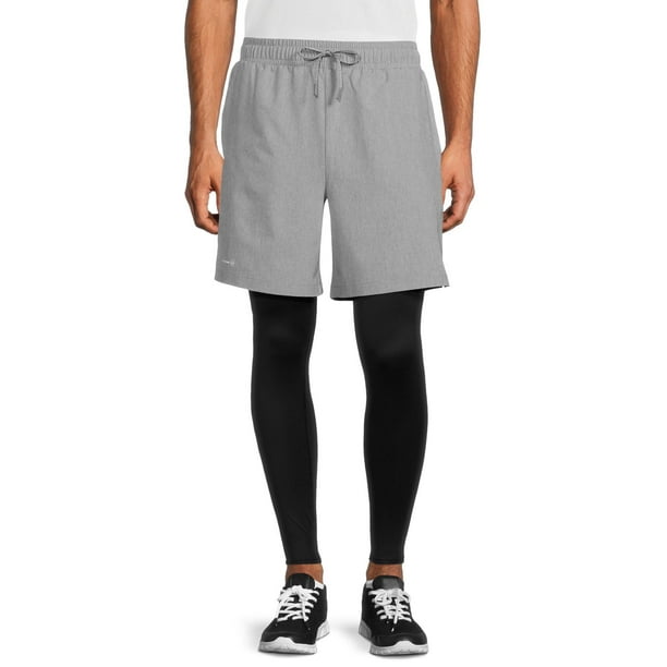 Russell Men's and Big Men's 2in1 Shorts with Compression Tights