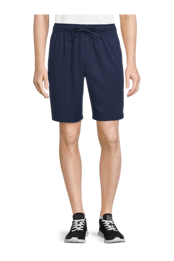 Men's and Big Men's 9" Active Woven Tech Shorts, up to 5XL