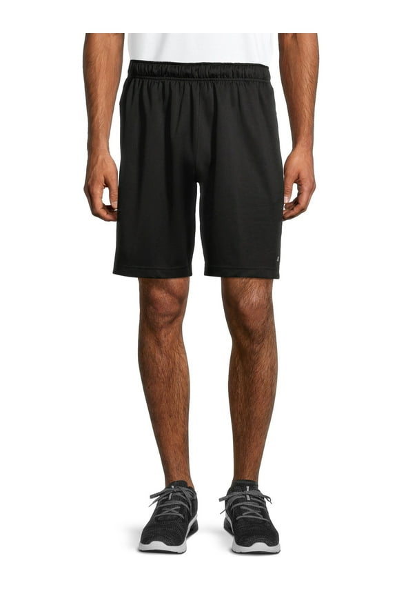 Men's and Big Men's 9" Core Training Colorblock Active Shorts, up to Size 5XL