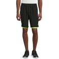 thumbnail image 1 of Russell Men's and Big Men's Active 2-in-1 Woven 9" Shorts with Liner, up to size 5XL, 1 of 7