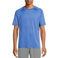 thumbnail image 1 of Russell Men's and Big Men's Active Asymmetrical Striped T-Shirt, up to Size 5XL, 1 of 5