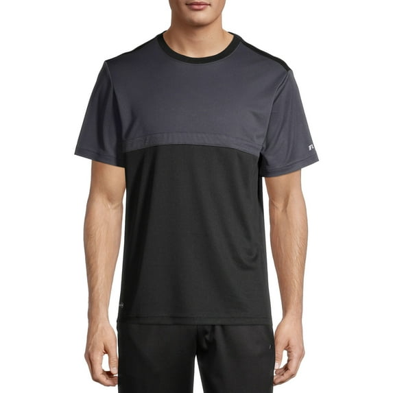 Russell Men's and Big Men's Active Colorblocked T-Shirt, up to Size 5XL