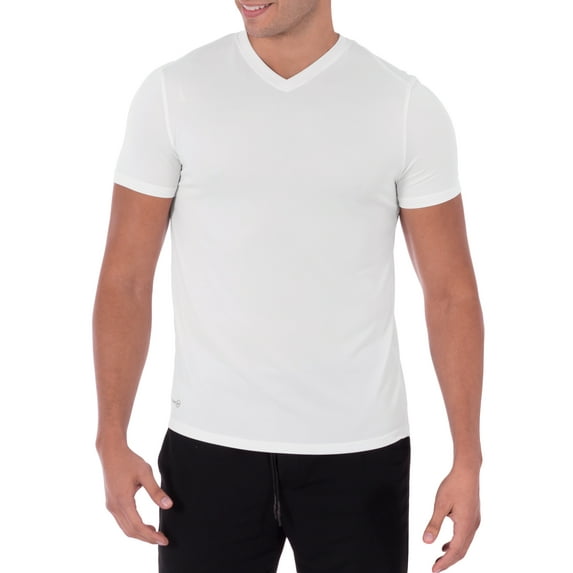 Russell Men's and Big Men's Active Fresh Force Recycled V-Neck T-Shirt, up to Size 5XL