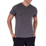 Russell Men's and Big Men's Active Fresh Force Recycled V-Neck T-Shirt ...