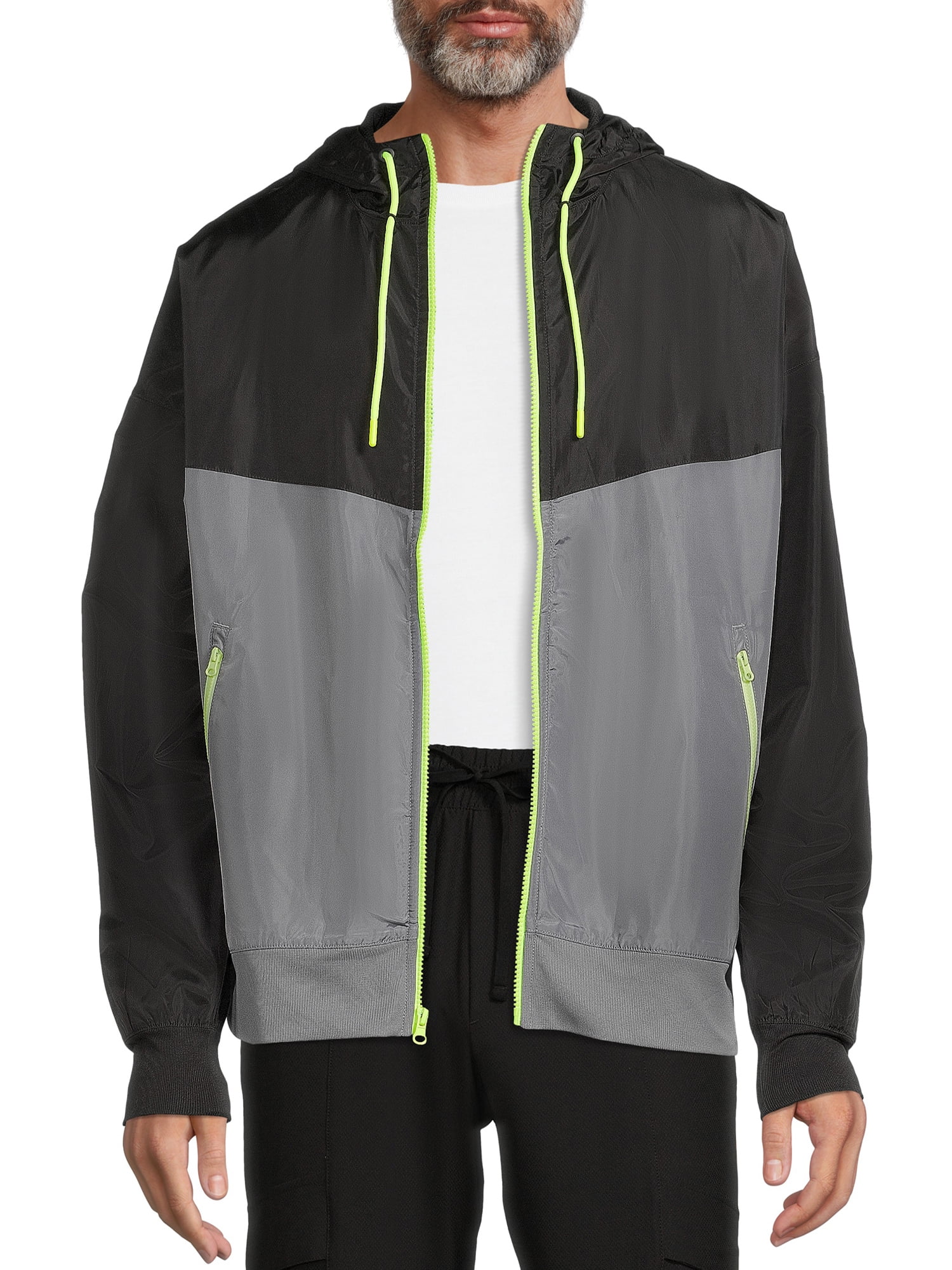 Russell Men's and Big Men's Active Full Zip Windbreaker Russell Men's and Big Men's Active Full Zip Windbreaker