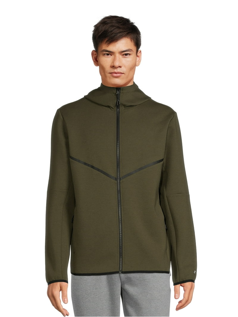 ラ*ス様 新品正規品RUSSELUNOCRAZY REMAKE HOODY パー Russell Men's and Big Men's Active Fusion Knit Jacket, Sizes up to