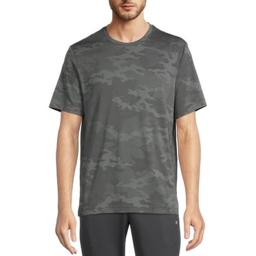 Russell Men's and Big Men's Active Jacquard Short Sleeve Tee Shirt, Sizes S-5XL