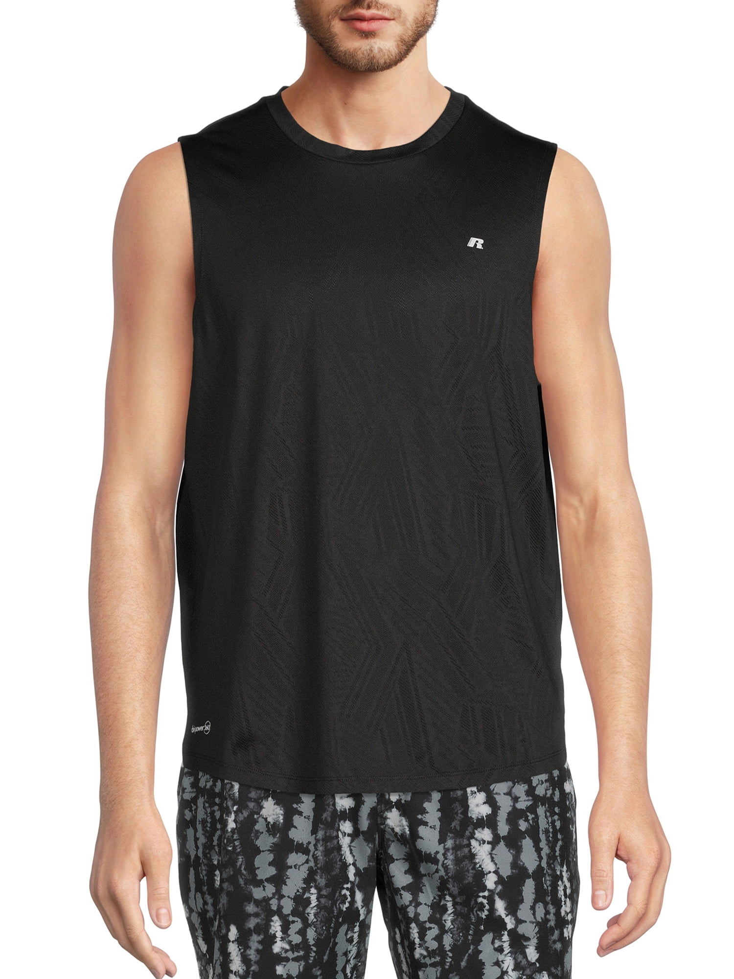 Russell Men's and Big Men's Active Muscle Tank Top, Sizes up to 5XL