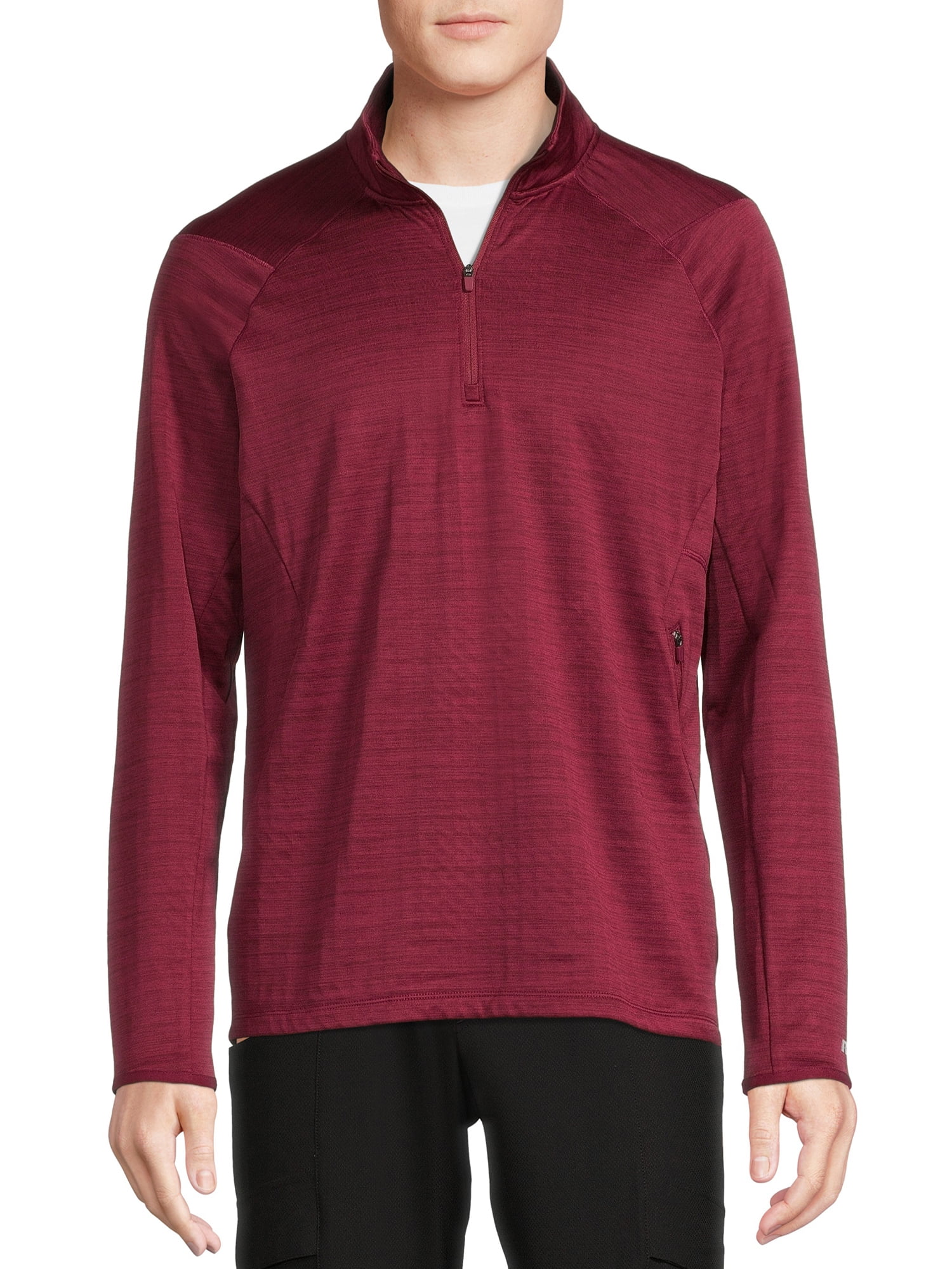 Russell Men's and Big Men's Active Quarter Zip Pullover, Sizes up to