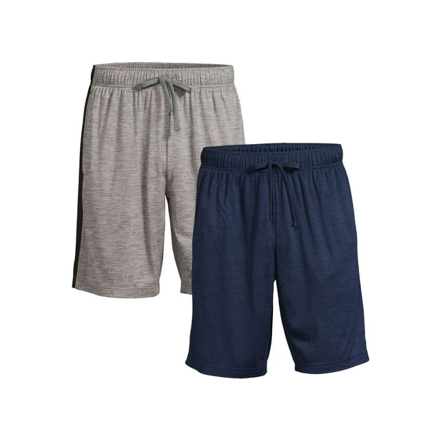 Russell Men's and Big Men's Active Shorts, 2-Pack, up to 5XL