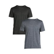 Russell Men's and Big Men's Active T-Shirt, 2-Pack, up to 5XL