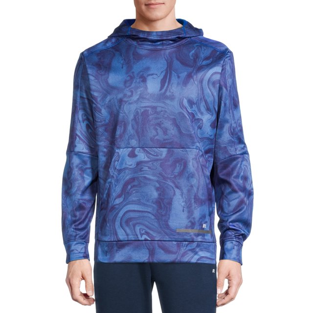 Russell Men's and Big Men's Active Tech Fleece Hoodie, up to Size 3XL