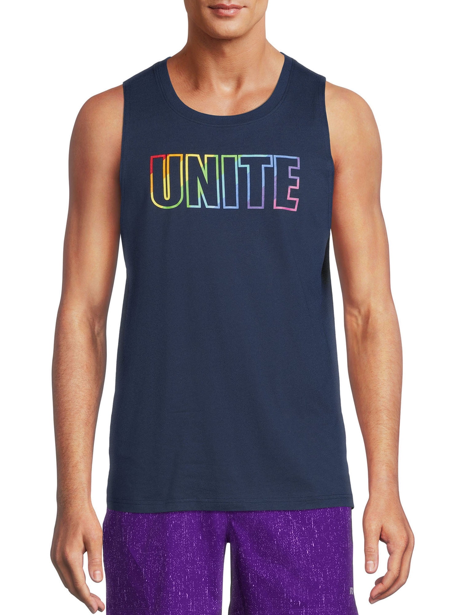 Russell Men's and Big Men's Active Unite Tank Top, up to Size 5XL