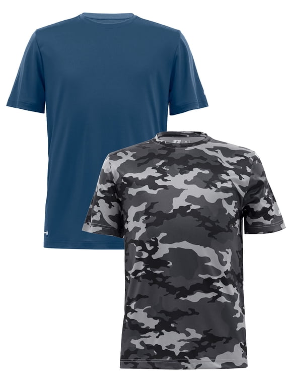 Men's and Big Men's Core Active T-Shirt, 2-Pack, up to Size 5XL
