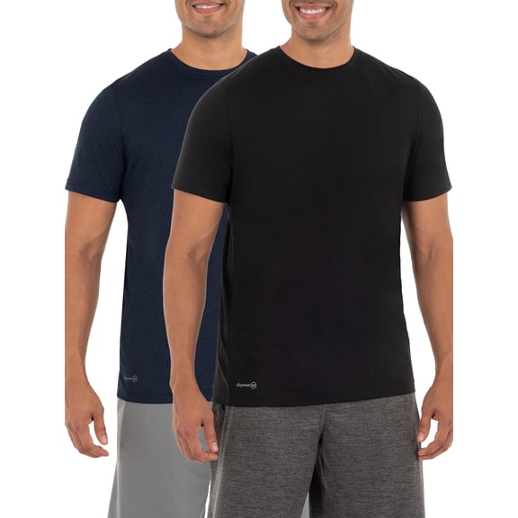 Russell Men's and Big Men's Core Active T-Shirt, 2-Pack, up to Size 5XL