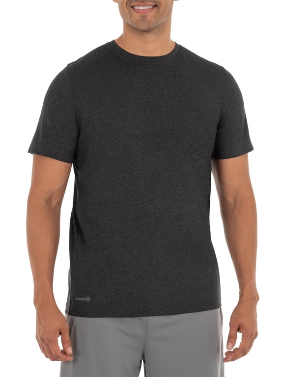 Men's and Big Men's Core Jersey Active T-Shirt, Sizes XS-5XL