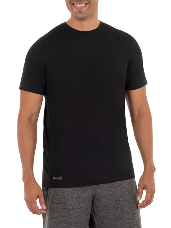 Men's and Big Men's Core Jersey Active T-Shirt, Sizes XS-5XL