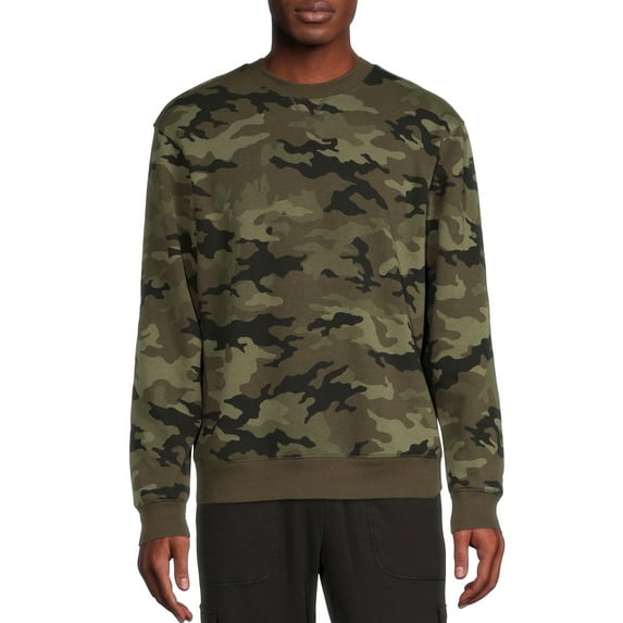 Russell Men's and Big Men's Fleece Crewneck Sweatshirt, Sizes up to 3XL