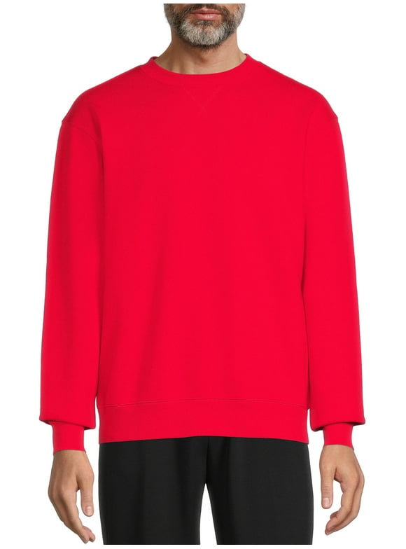 Russell Men's and Big Men's Fleece Crewneck Sweatshirt, Sizes up to 3XL