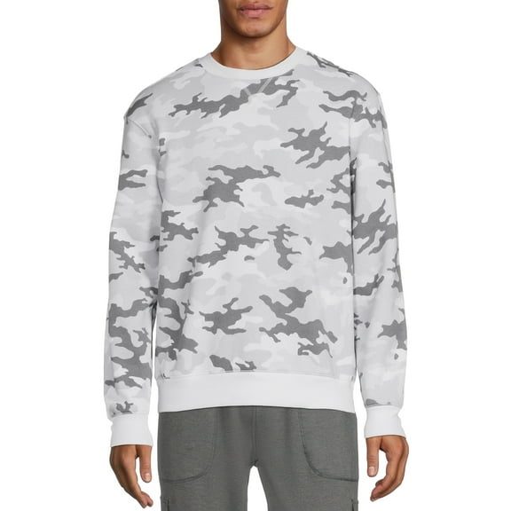 Russell Men's and Big Men's Fleece Crewneck Sweatshirt, Sizes up to 3XL