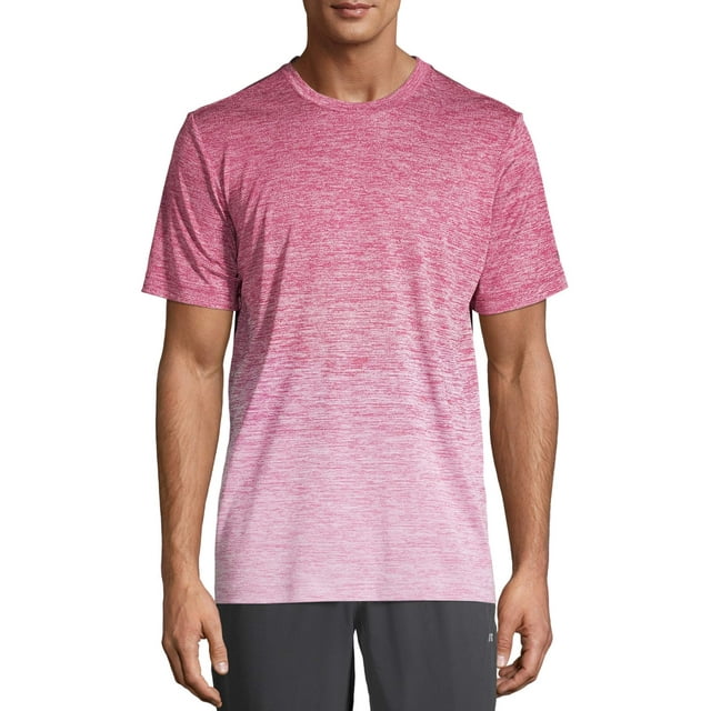 Russell Men's and Big Men's Ombre Performance Tee, up to Size 5XL