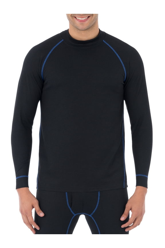 Mens & Big Men's L3 Tech Grid Baselayer Performance Thermal Top, Sizes M-5XL