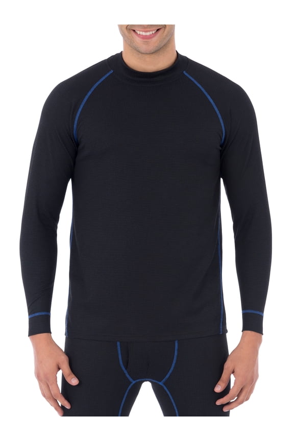 Mens & Big Men's L3 Tech Grid Baselayer Performance Thermal Top, Sizes M-5XL