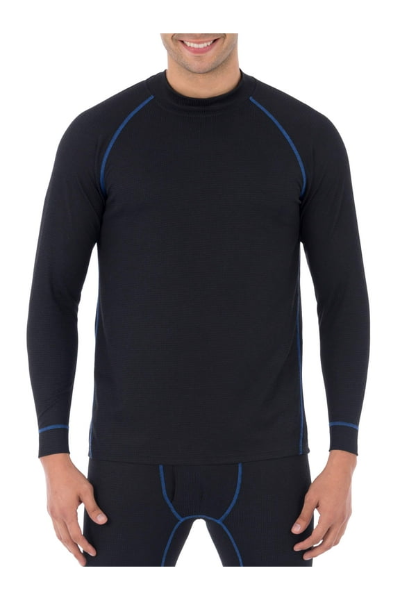 Mens & Big Men's L3 Tech Grid Baselayer Performance Thermal Top, Sizes M-5XL