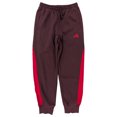 thumbnail image 1 of Adidas Mens Burgundy & Red Cuffed Regular Fit Fleece Sweatpant Small, 1 of 4