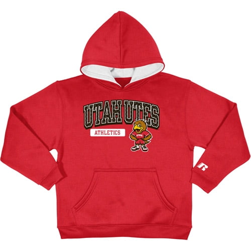 NCAA Utah Utes Boys' Poly Hooded Sweatshirt - S