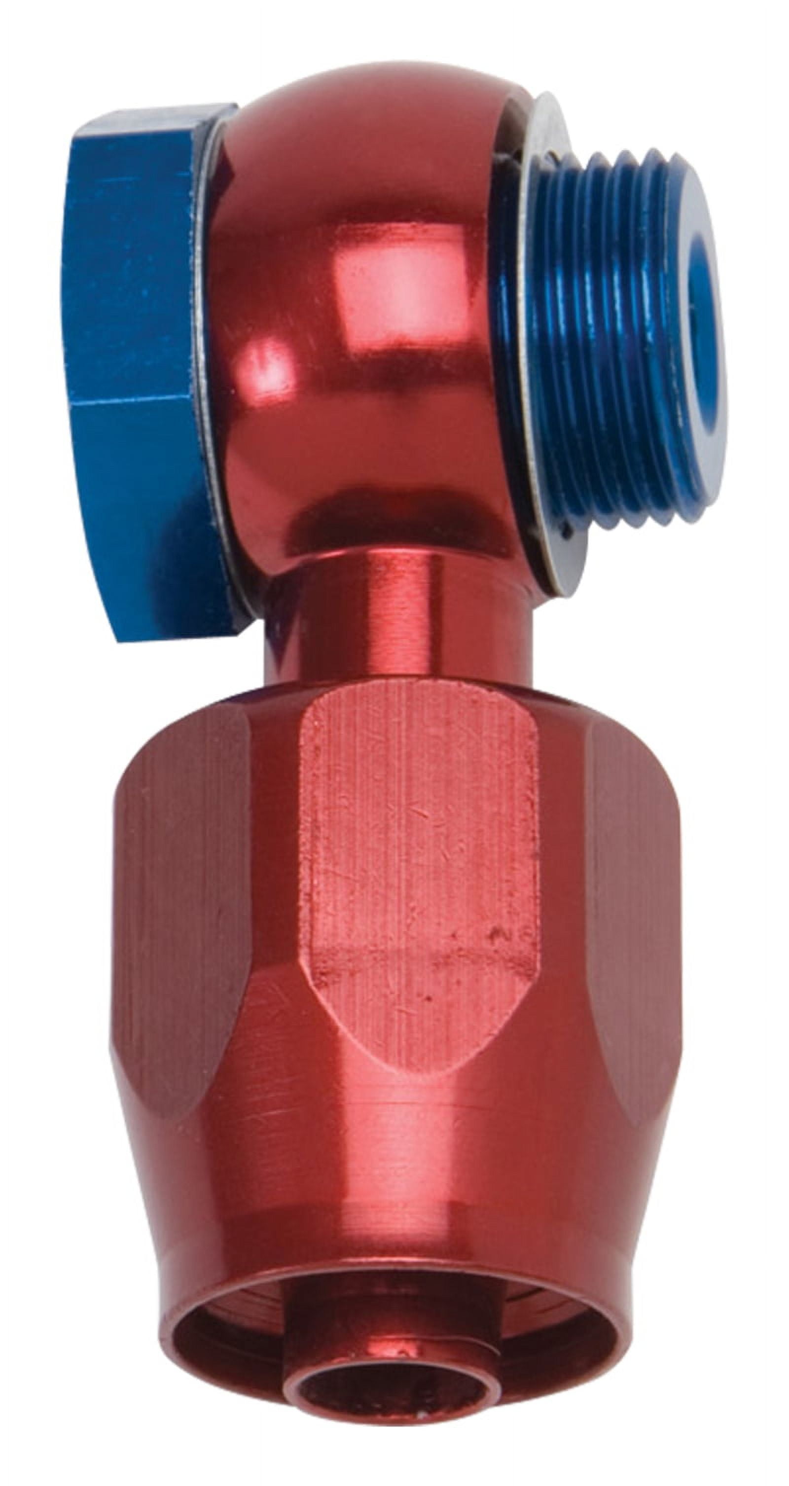 Russell Performance 6 AN Carb Banjo Adapter Fitting (Red/Blue