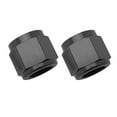 thumbnail image 1 of Russell Performance -6 AN Tube Nuts 3/8in dia. (Black) (2 pcs.), 1 of 5