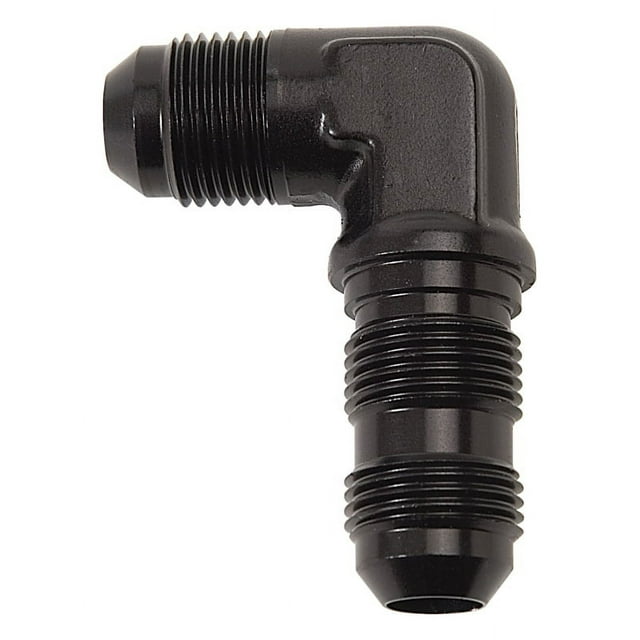 8AN 90 Degree Flare Bulkhead Adapter Fitting With Endura Finish