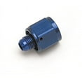 thumbnail image 1 of Russell Performance BLUE ANODIZED -6 TUBE COUPLING NUT W/ FLARED REDUCER TO -4 AN MALE, 1 of 5